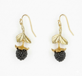 Blackberry Earrings - Leaf Wire
