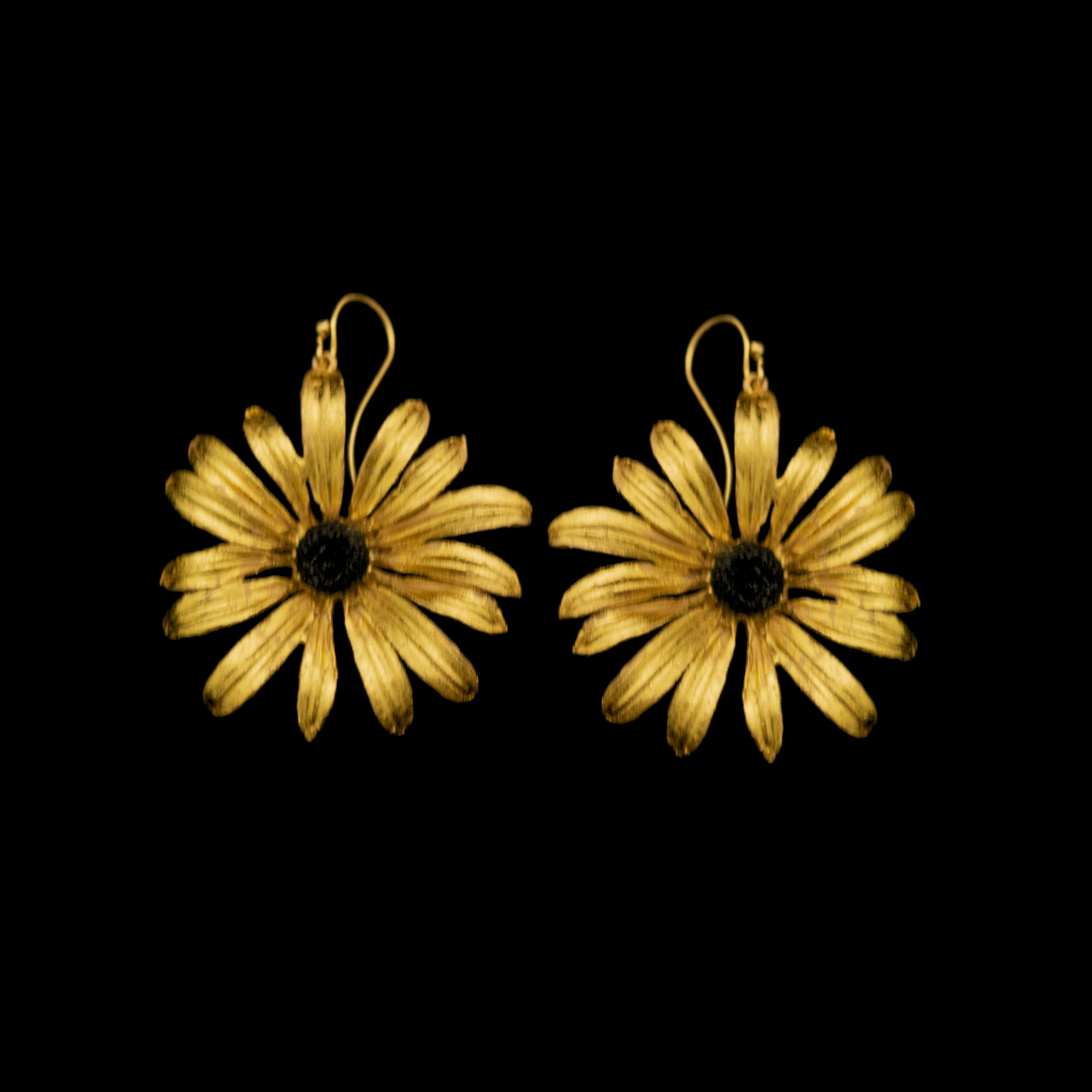 Black-Eyed Susan Earrings - Wire