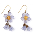 Cherry Blossom Earrings - Wire Drop